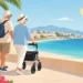 Eksempel på seniorrejse med rollator til Solkysten