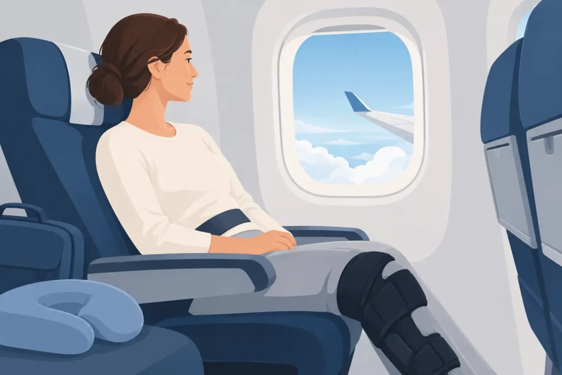 Er flysæder egnede efter operationen på rejsen?