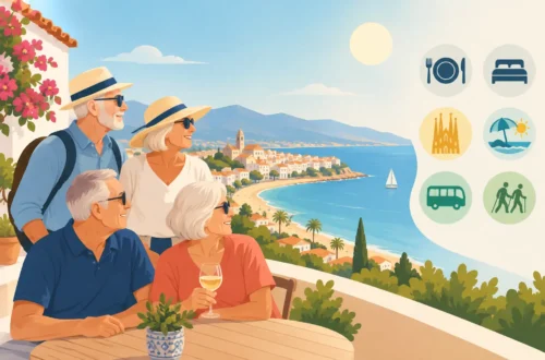 Fem inkluderede ydelser på seniorrejser til Spanien
